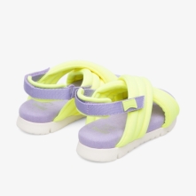 Camper Neon Yellow / Light Purple Sandals Kids - Oruga Online Ireland | FVERM1396